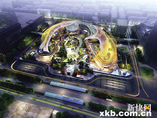 天环广场的设计概念图. 图片来自贝诺官方网站